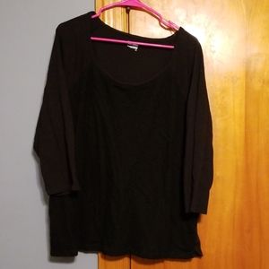 ❄Basic Editions Women's Plus Size 3/4 Sleeve Shirt